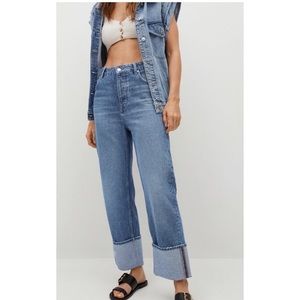Mango Cuffed Angie Jeans - ✨Trendy✨